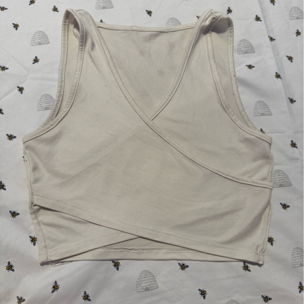 Forever 21 Beige Wrap Tank Top